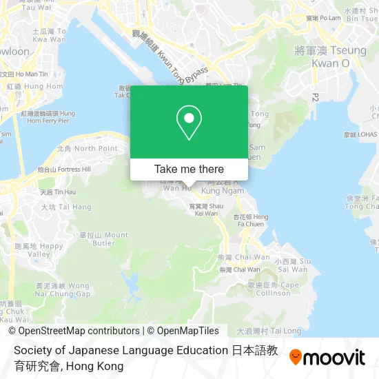 Society of Japanese Language Education 日本語教育研究會 map