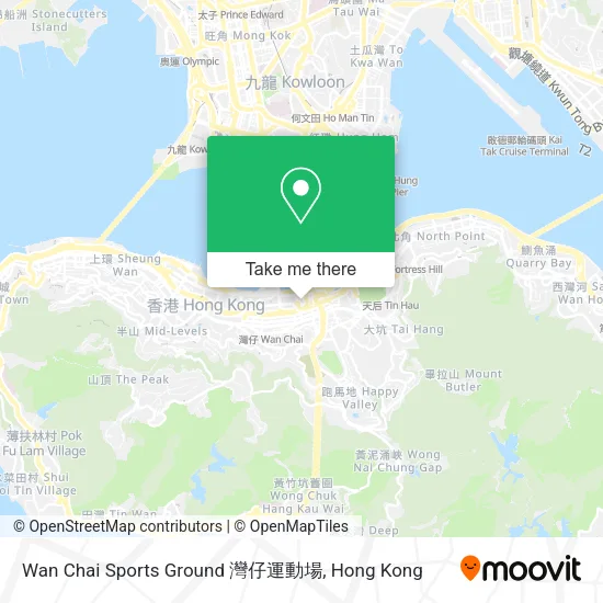 Wan Chai Sports Ground 灣仔運動場地圖