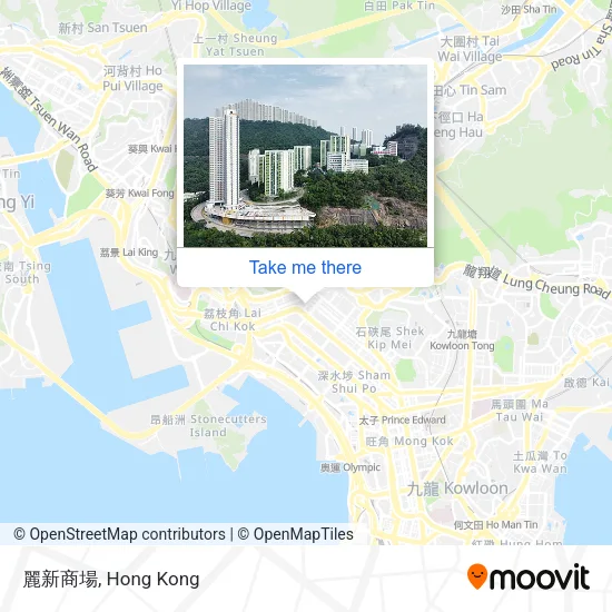 麗新商場地圖