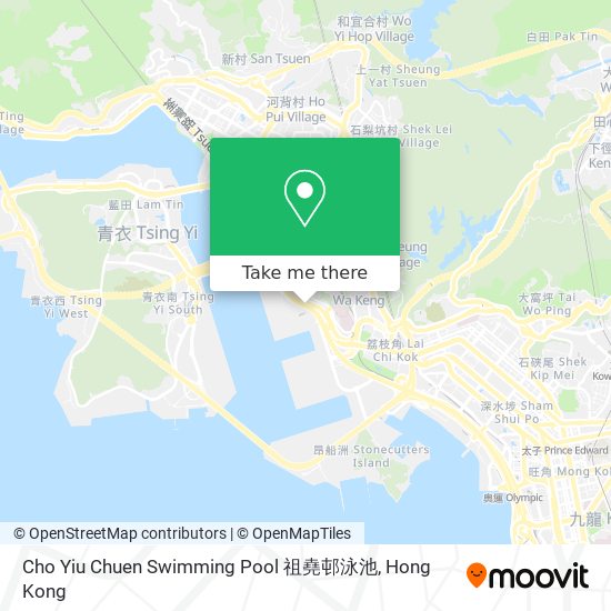 Cho Yiu Chuen Swimming Pool 祖堯邨泳池 map