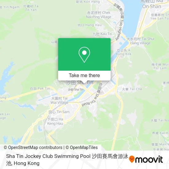 Sha Tin Jockey Club Swimming Pool 沙田賽馬會游泳池 map