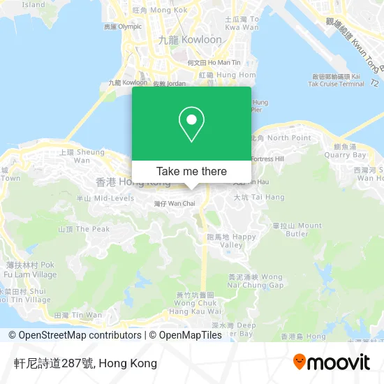 軒尼詩道287號 map