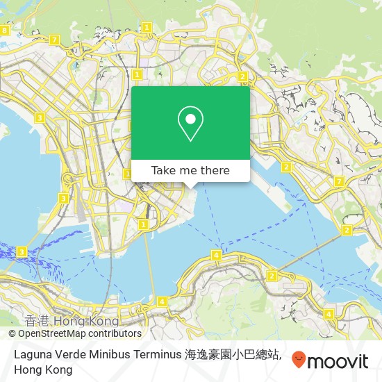 Laguna Verde Minibus Terminus 海逸豪園小巴總站 map