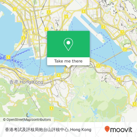 香港考試及評核局炮台山評核中心 map