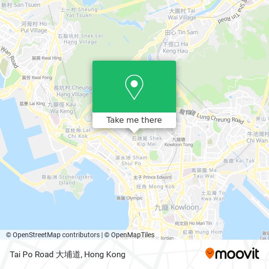 Tai Po Road 大埔道 map