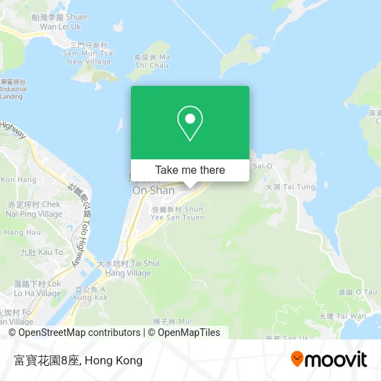 富寶花園8座地圖