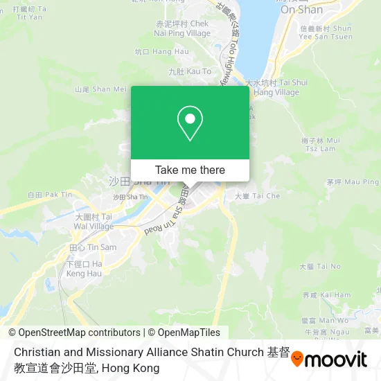 Christian and Missionary Alliance Shatin Church 基督教宣道會沙田堂 map