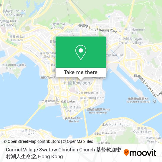 Carmel Village Swatow Christian Church 基督教迦密村潮人生命堂地圖