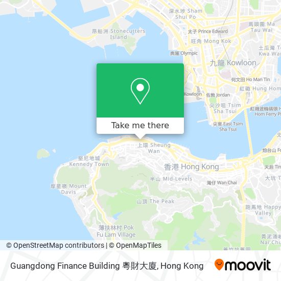 Guangdong Finance Building 粵財大廈 map