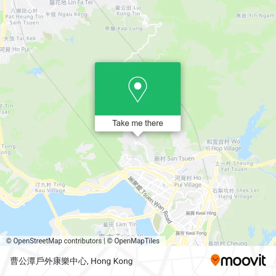 曹公潭戶外康樂中心地圖