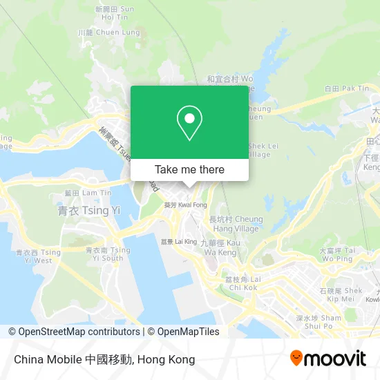 China Mobile 中國移動 map