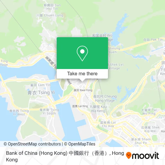 Bank of China (Hong Kong) 中國銀行（香港） map
