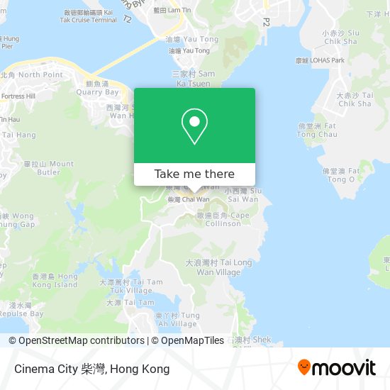 Cinema City 柴灣 map