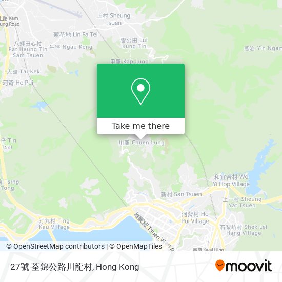 27號 荃錦公路川龍村 map