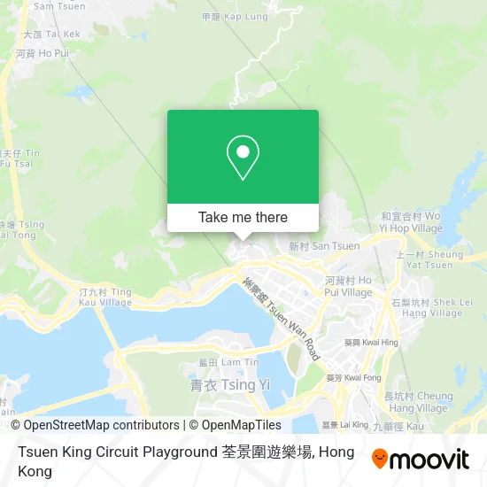 Tsuen King Circuit Playground 荃景圍遊樂場地圖