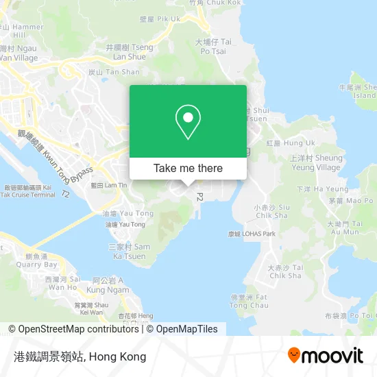 港鐵調景嶺站 map