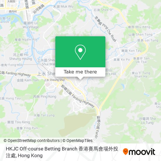 HKJC Off-course Betting Branch 香港賽馬會場外投注處 map