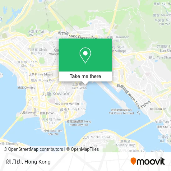 朗月街地圖