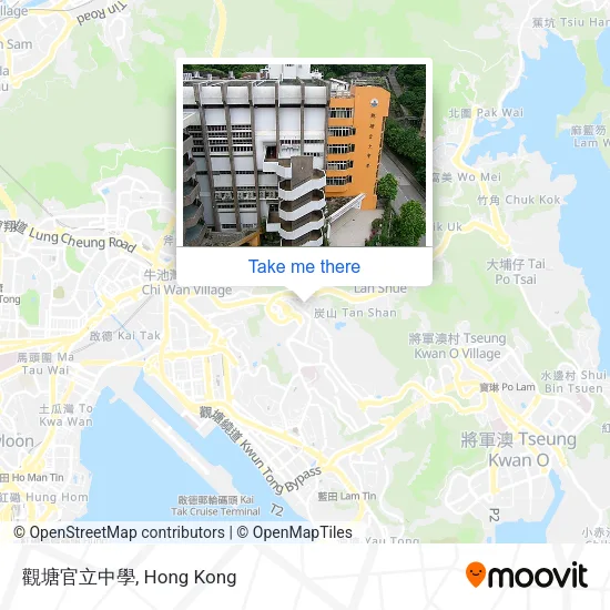 觀塘官立中學 map