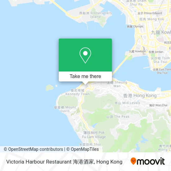 Victoria Harbour Restaurant 海港酒家 map