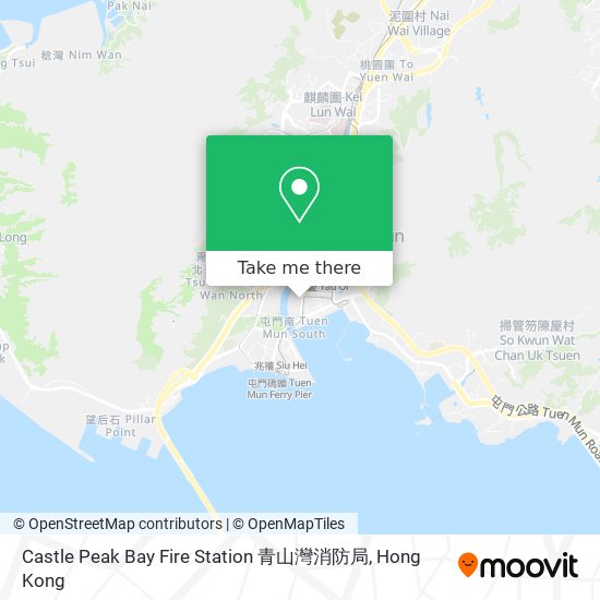 Castle Peak Bay Fire Station 青山灣消防局 map