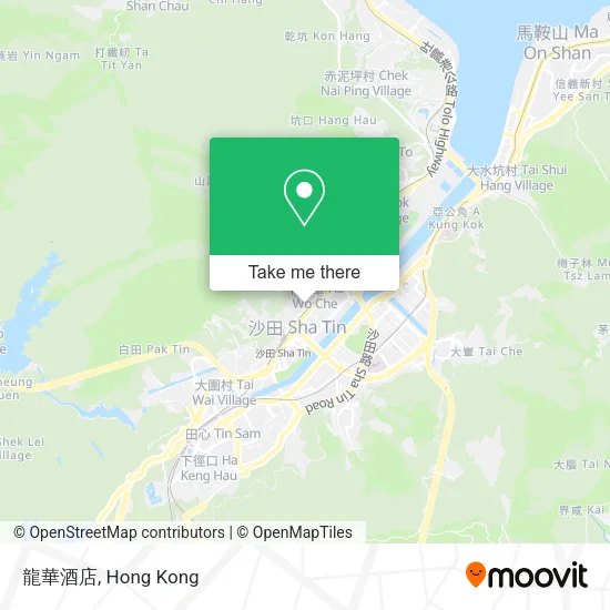 龍華酒店 map