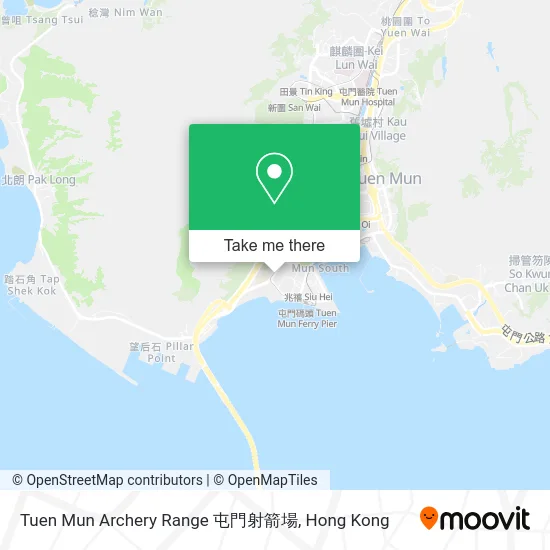 Tuen Mun Archery Range 屯門射箭場 map