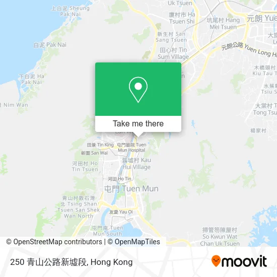 250 青山公路新墟段地圖