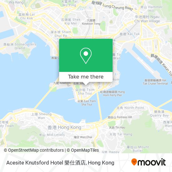 Acesite Knutsford Hotel 樂仕酒店 map