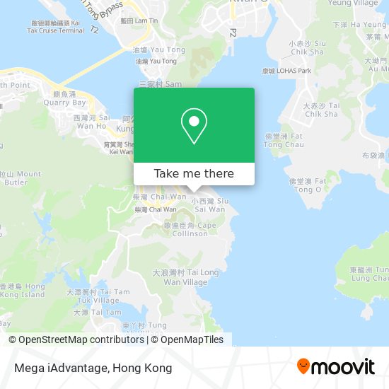 Mega iAdvantage map