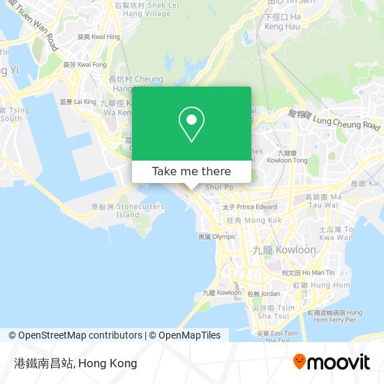 港鐵南昌站地圖