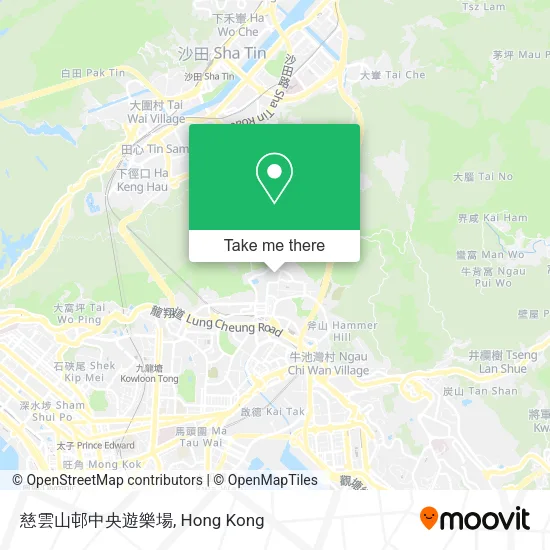 慈雲山邨中央遊樂場地圖
