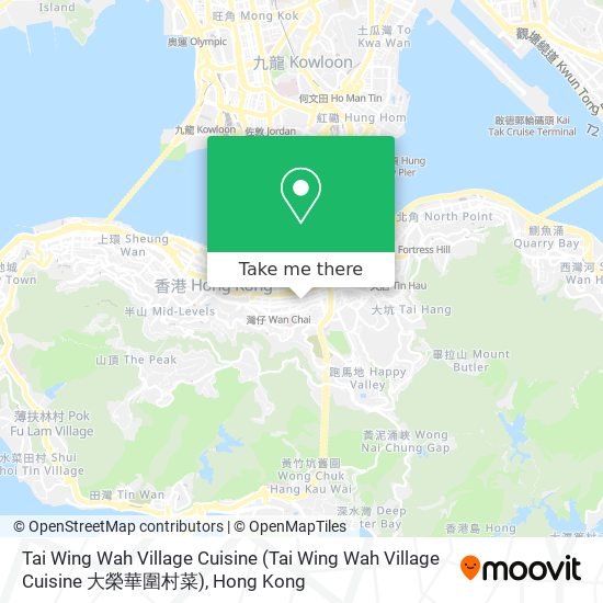 Tai Wing Wah Village Cuisine map