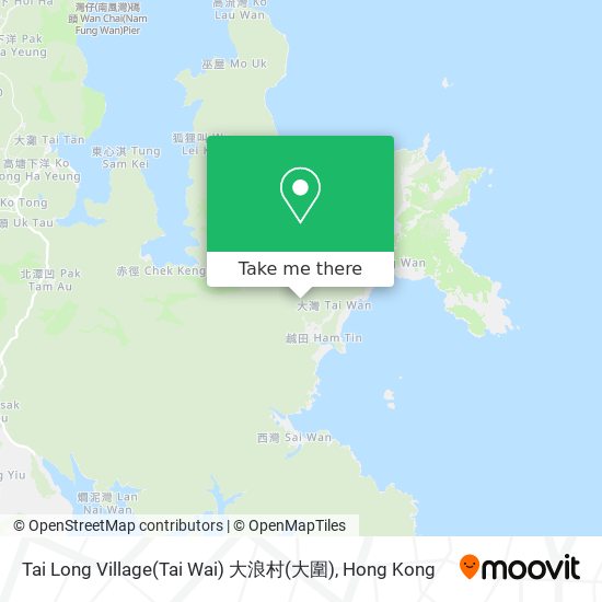 Tai Long Village(Tai Wai) 大浪村(大圍)地圖