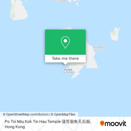 Po Toi Miu Kok Tin Hau Temple 蒲苔廟角天后廟 map