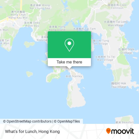 What's for Lunch map