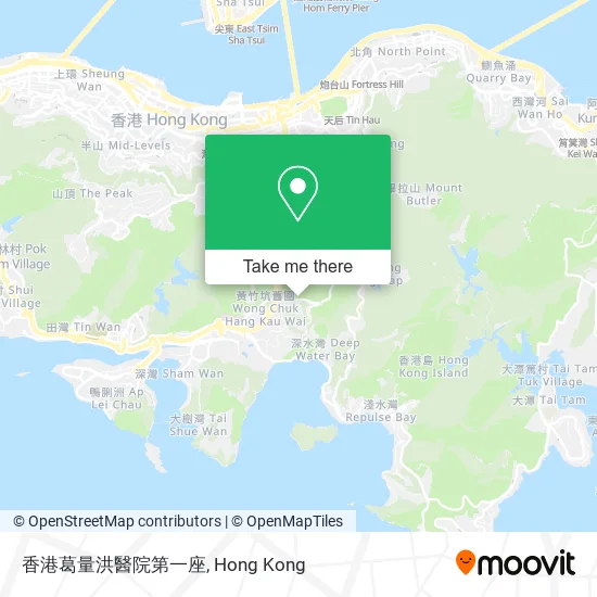 香港葛量洪醫院第一座地圖