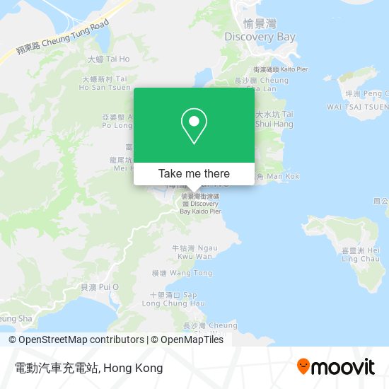 電動汽車充電站地圖