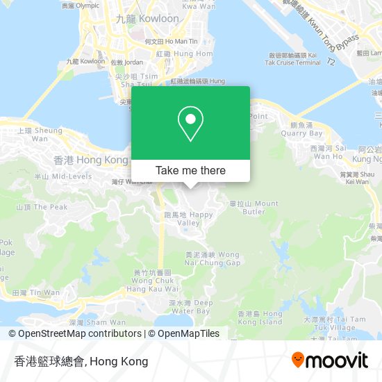 香港籃球總會 map