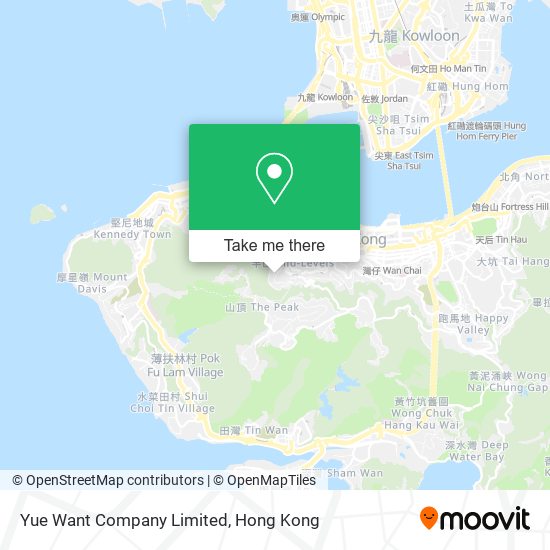 Yue Want Company Limited map