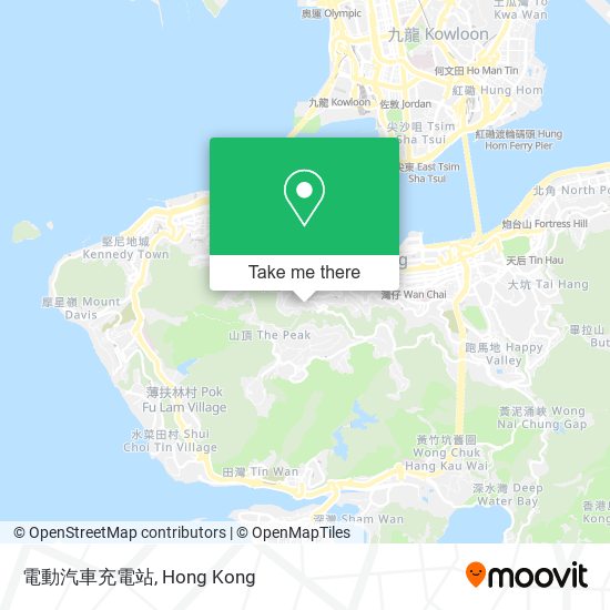 電動汽車充電站 map