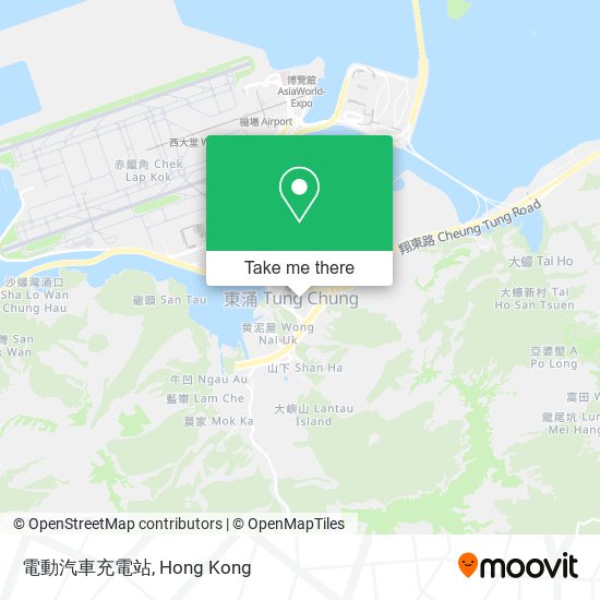 電動汽車充電站 map