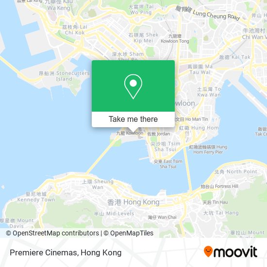 Premiere Cinemas map