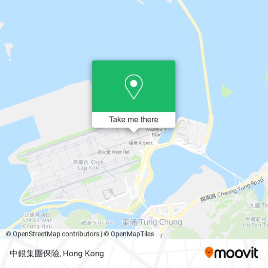 中銀集團保險 map