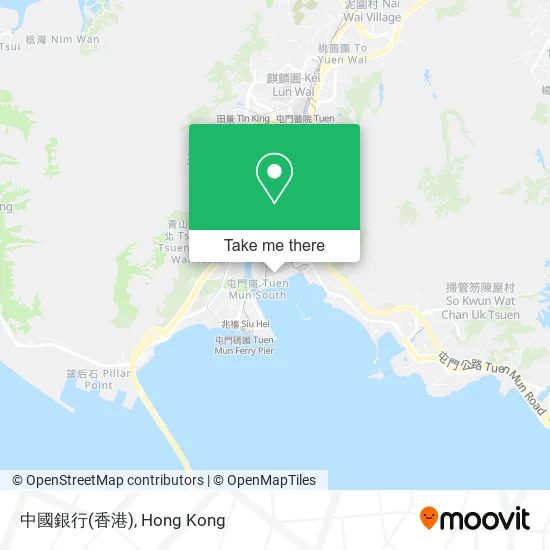 中國銀行(香港)地圖