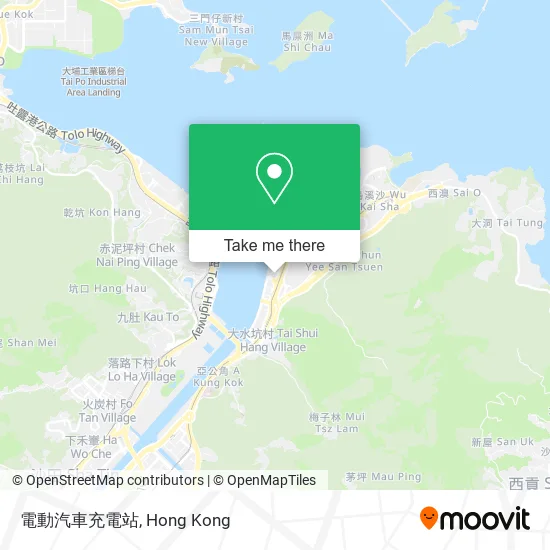 電動汽車充電站 map
