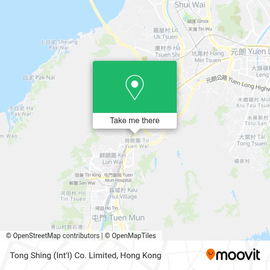 Tong Shing (Int'l) Co. Limited map