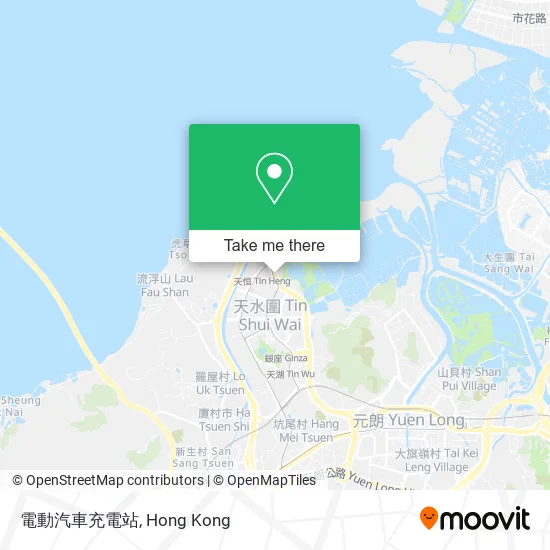 電動汽車充電站地圖