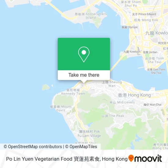 Po Lin Yuen Vegetarian Food 寶蓮苑素食 map