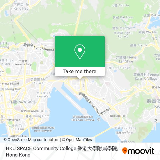 HKU SPACE Community College 香港大學附屬學院 map